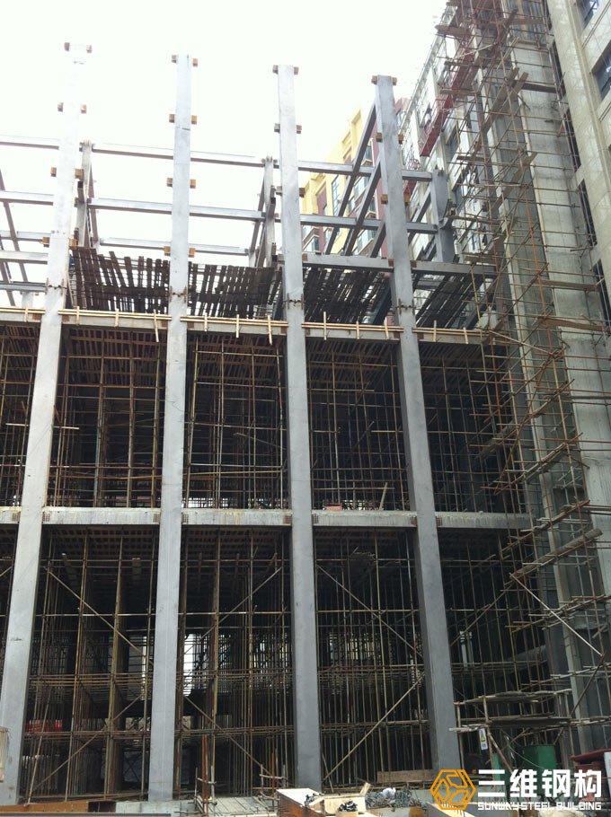 山東三維鋼結構公司建造的濟南空軍招待所鋼結構改建工程效果圖